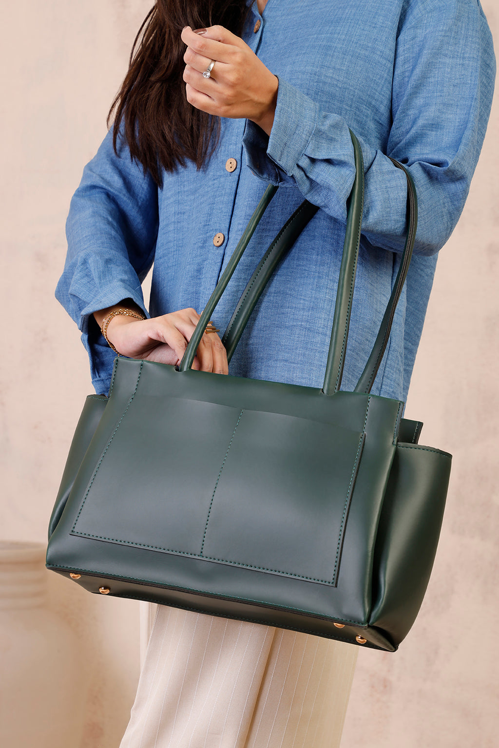 Shoulder Bags - E435 - Green