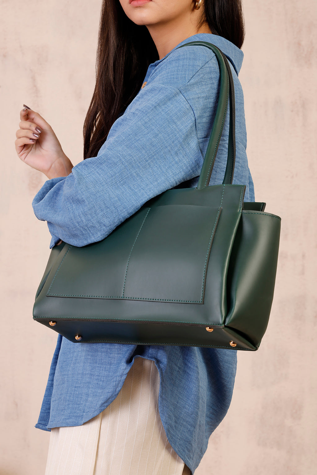 Shoulder Bags - E435 - Green