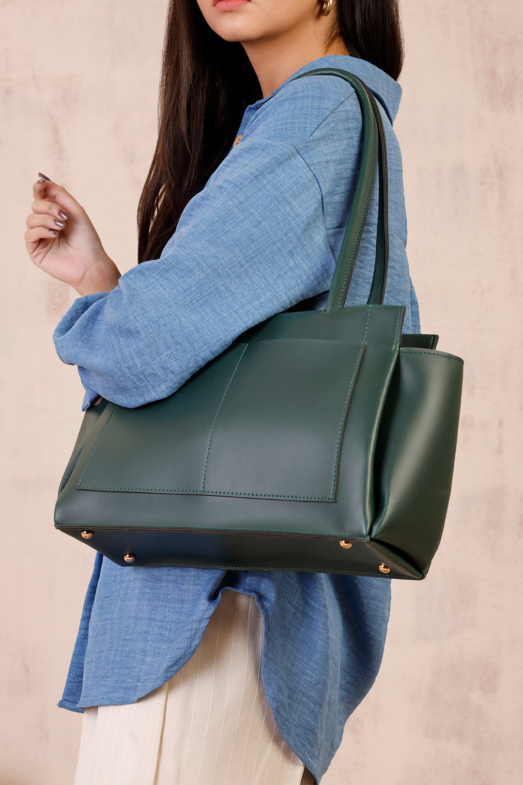 Shoulder Bags - E435 - Green