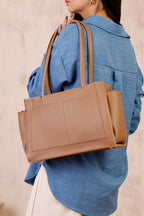 Shoulder Bags - E435 - Cream