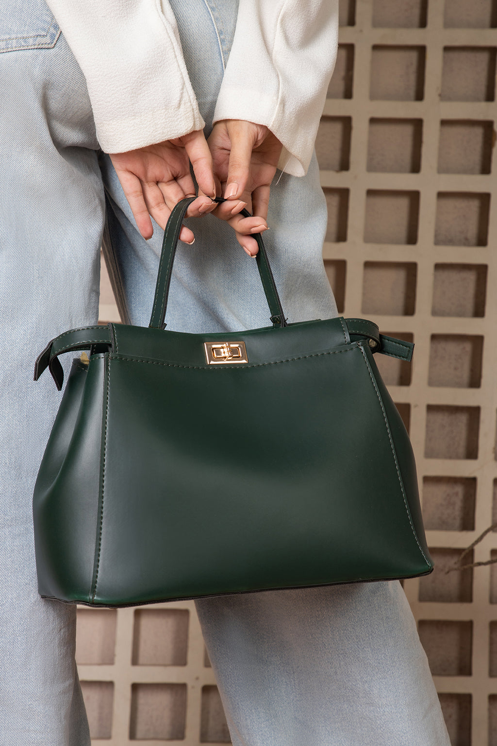 Shoulder Bags - E454 - Green