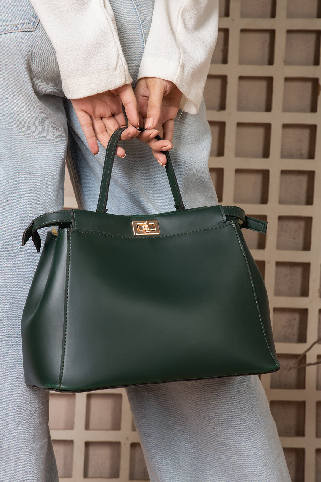 Shoulder Bags - E454 - Green