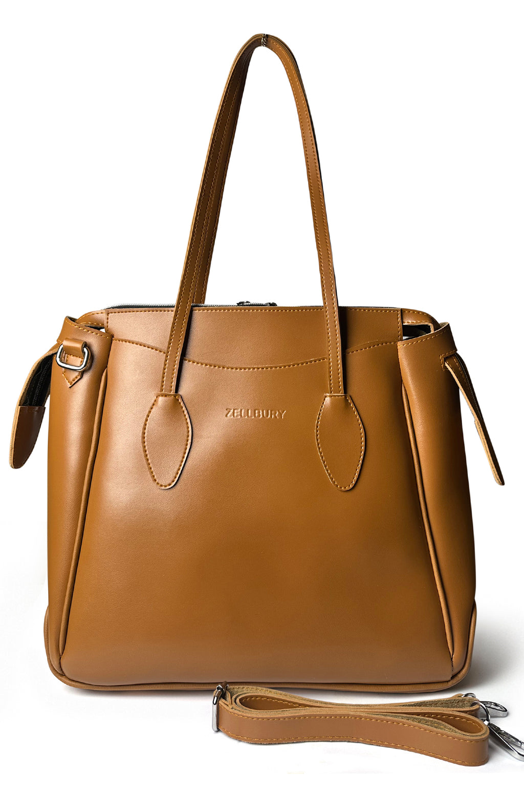 Shoulder Bags - E695 - Light Brown