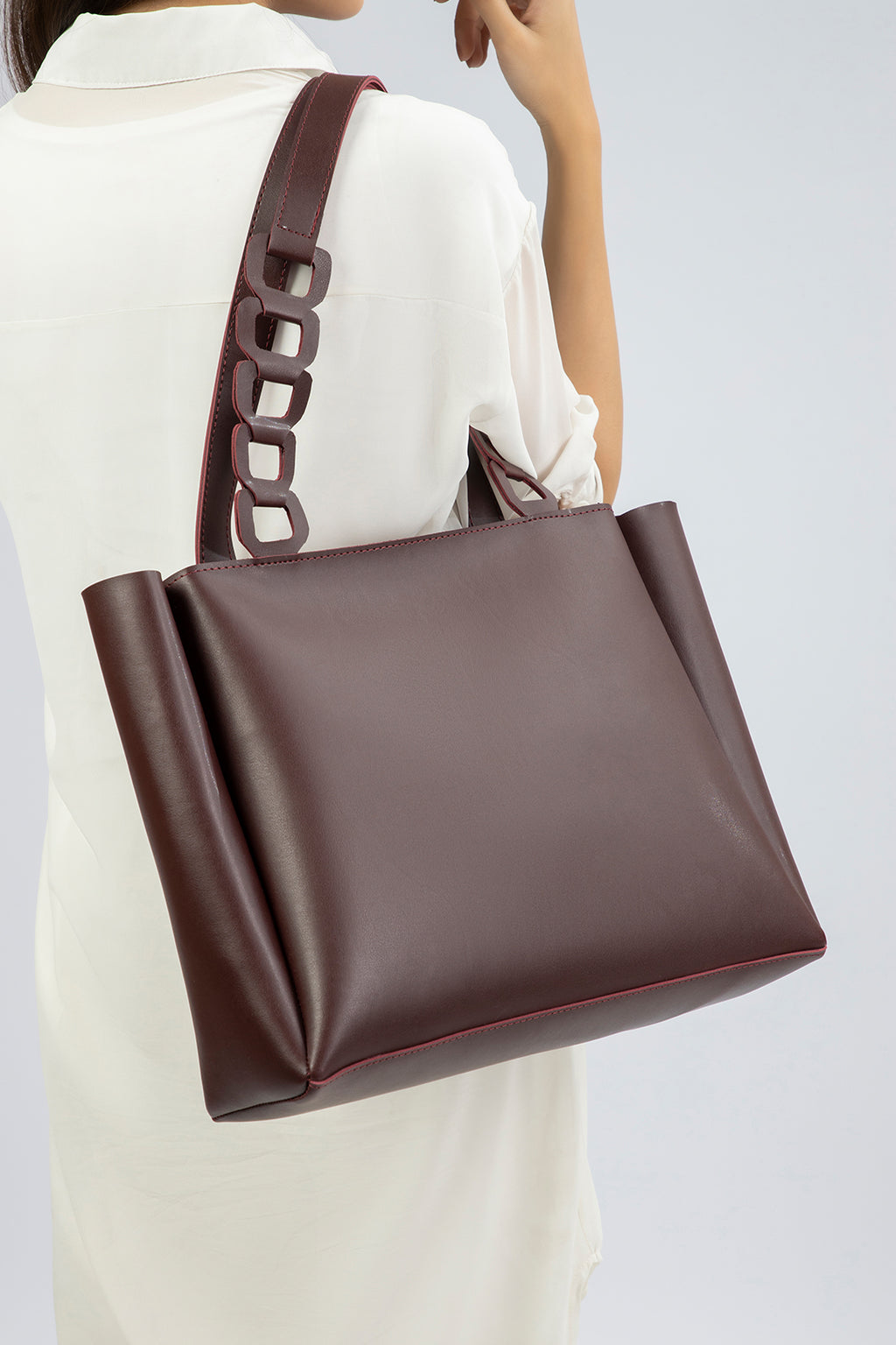 Tote Bags - E063 - Maroon