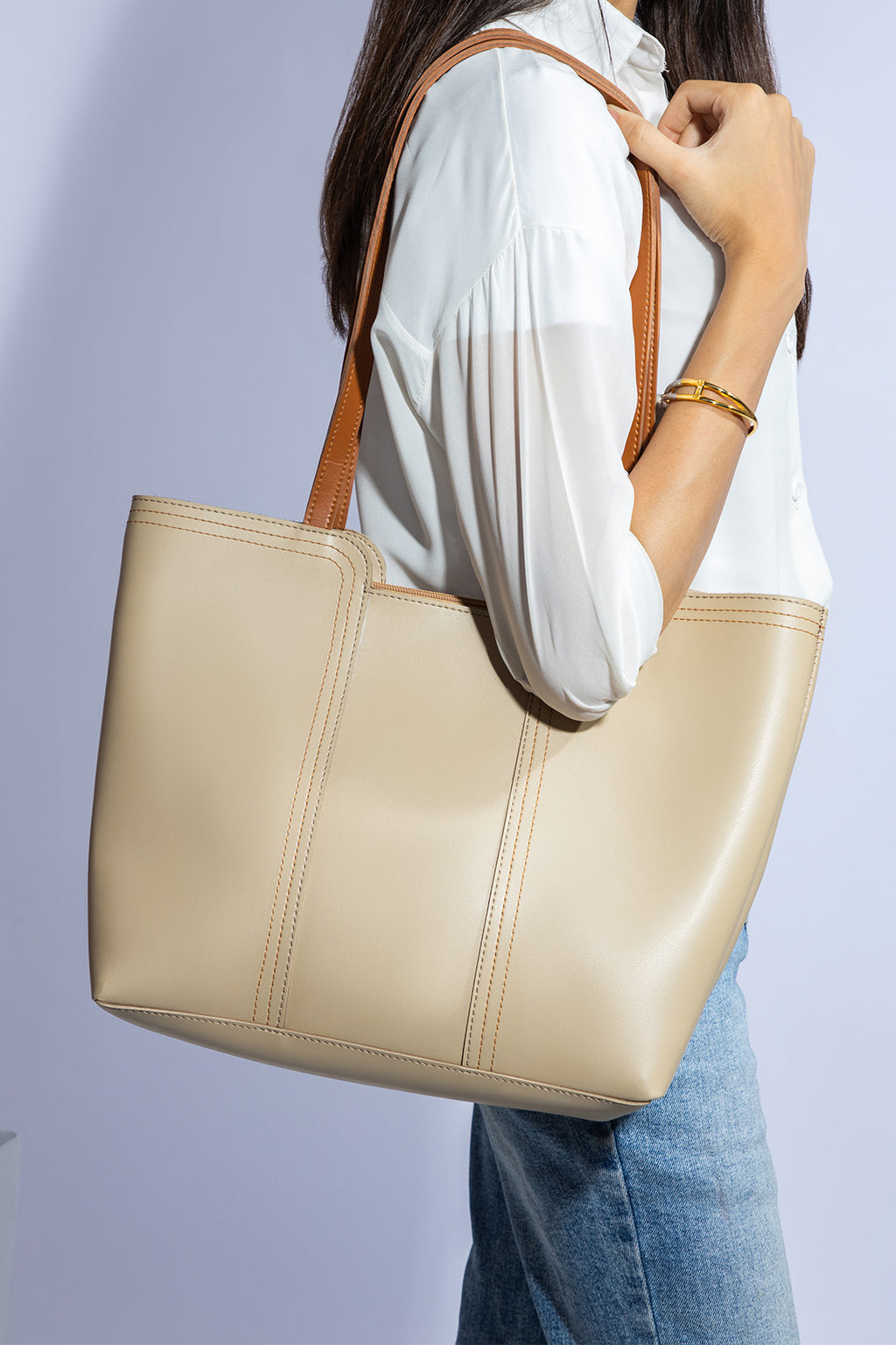 Tote Bag - E128|Beige