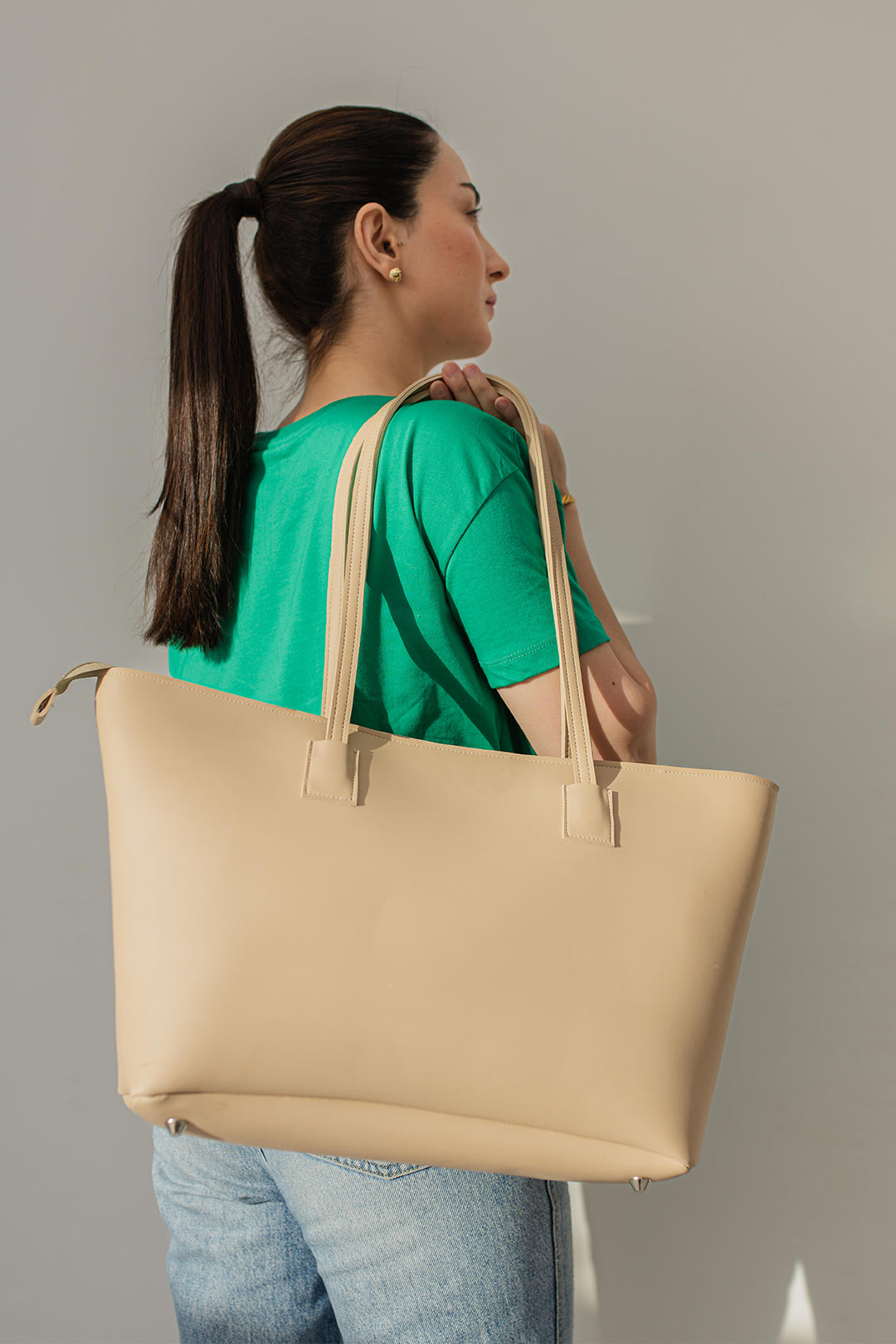 Tote Bag - E225|Beige