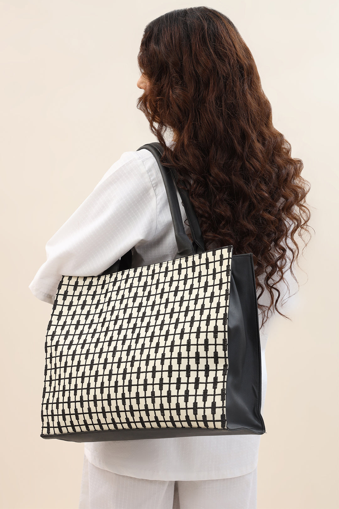 Tote Bag - E317|BLACK & WHITE