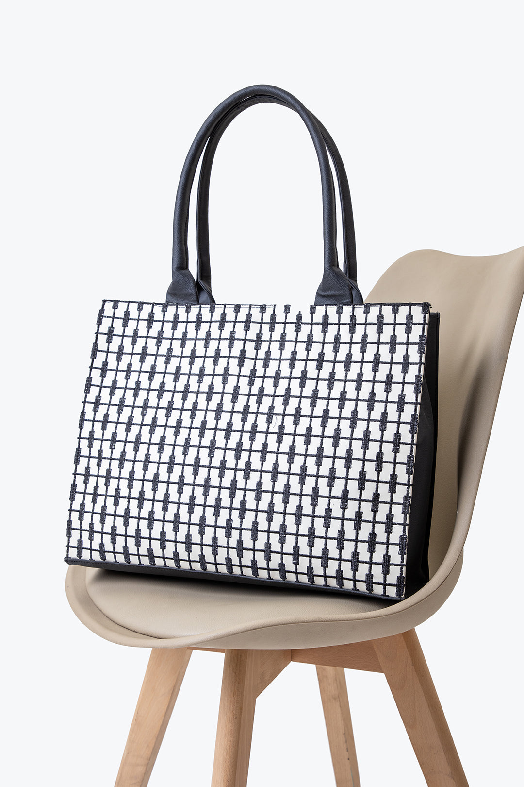 Tote Bag - E317|BLACK & WHITE