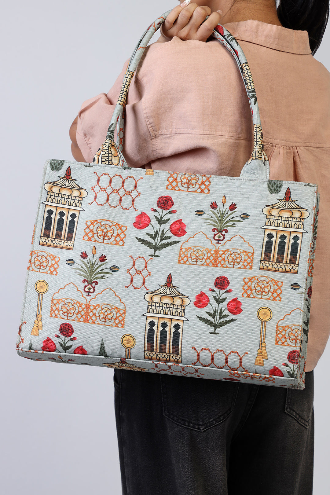 Canvas Bags - E370|Blue White