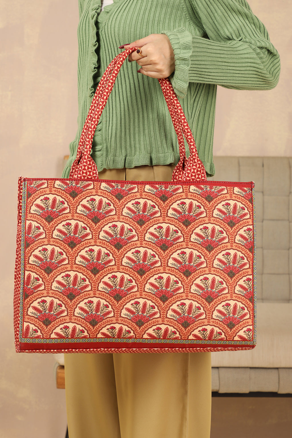 Canvas Bags - E420|Red