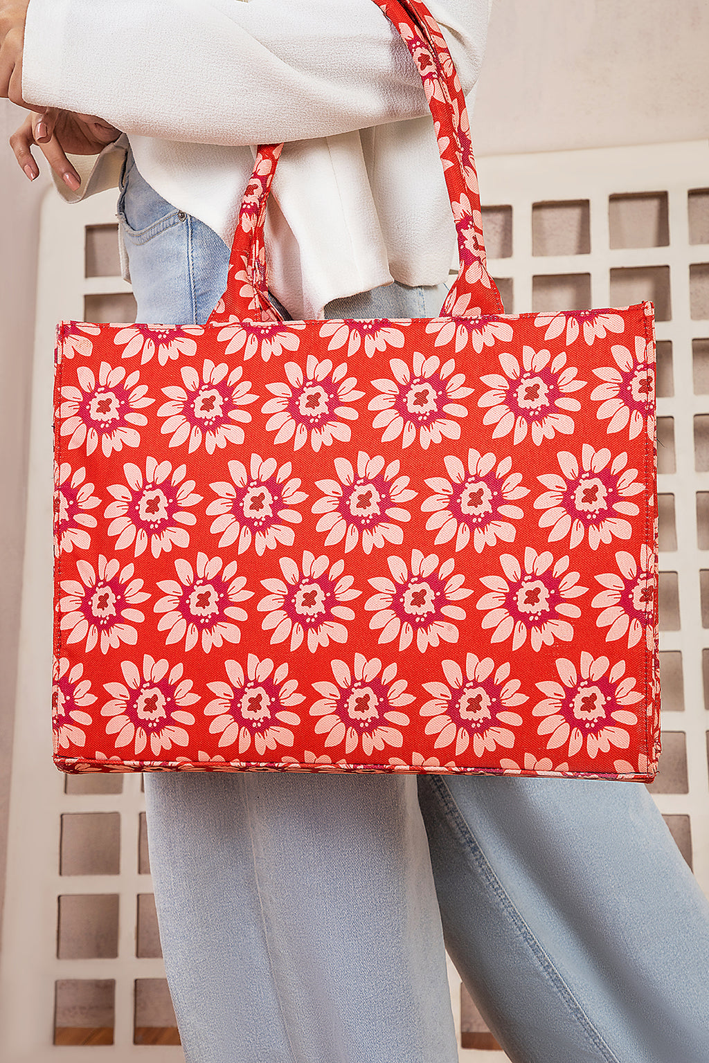 Canvas Bags - E447|Red