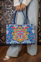 Canvas Bags - E449|Royal Blue