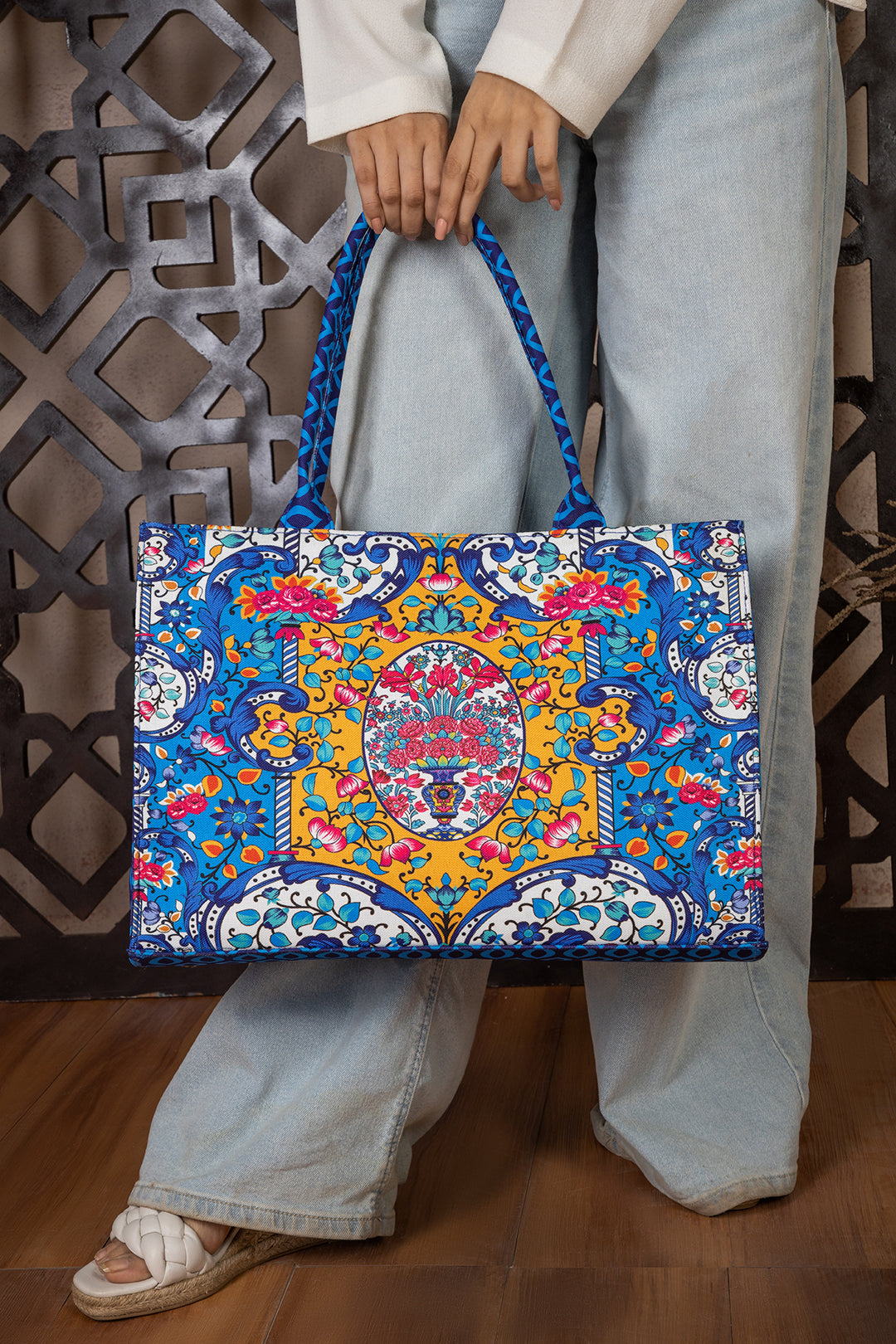 Canvas Bags - E449|Royal Blue