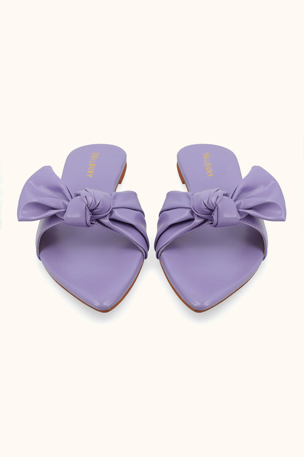 Slides Pink Leather (PU) Women Footwear zellbury ZELLBURY