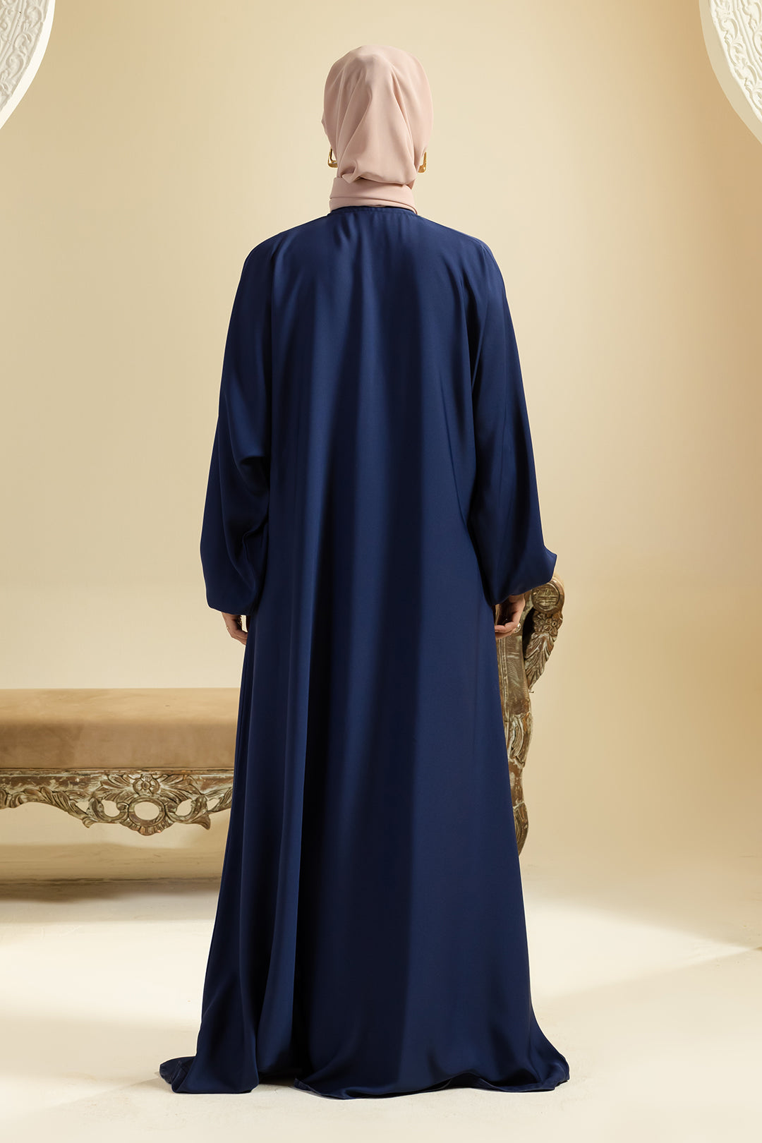 Button Thru Abaya - 5015