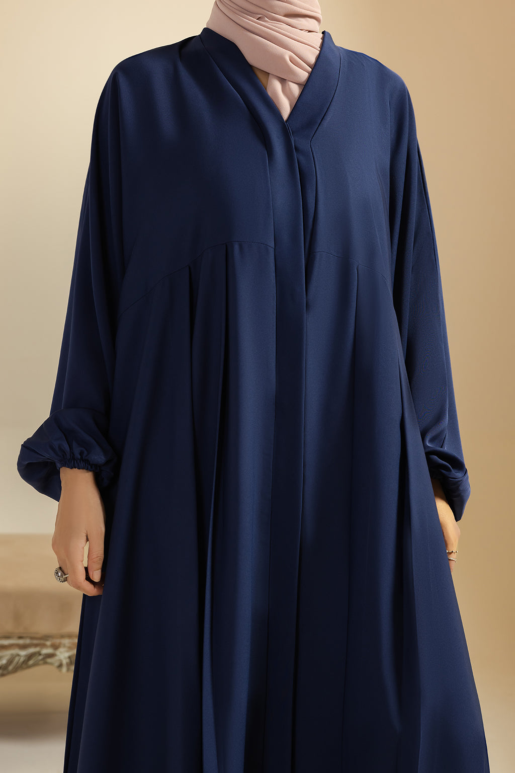 Button Thru Abaya - 5015
