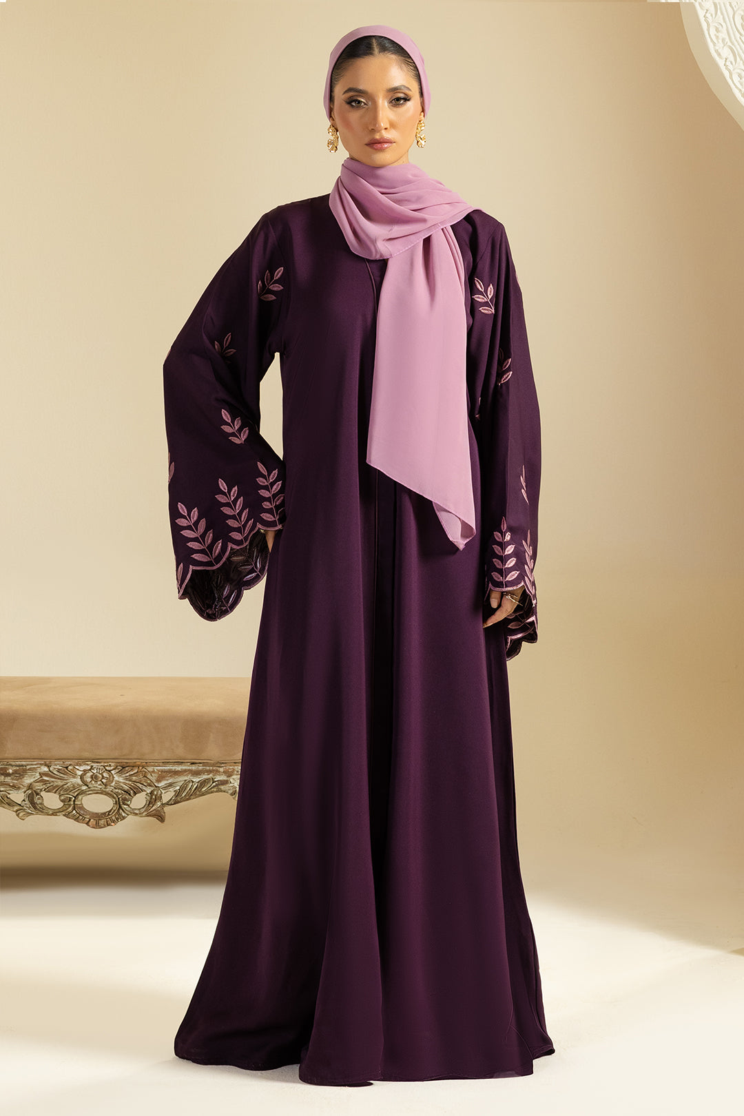 Double Upper Abaya - 5020