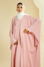 Double Upper Butterfly Abaya - 5023