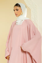 Double Upper Butterfly Abaya - 5023