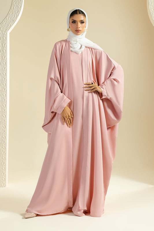 Double Upper Butterfly Abaya - 5023