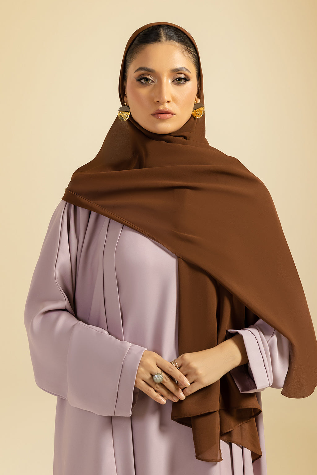 Double Upper Abaya - 5028