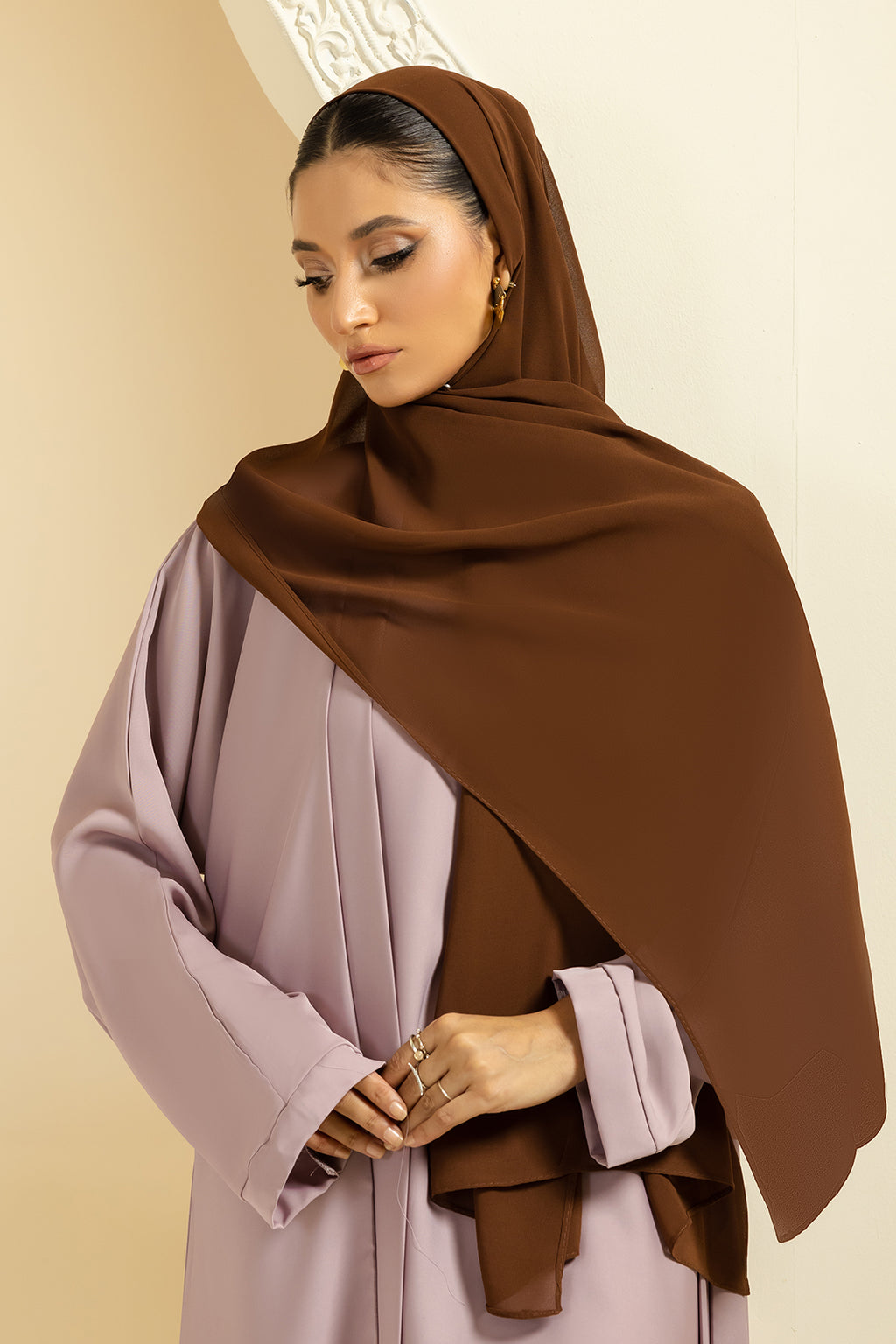 Double Upper Abaya - 5028