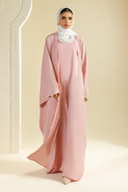 Double Upper Butterfly Abaya - 5023