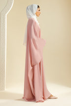 Double Upper Butterfly Abaya - 5023