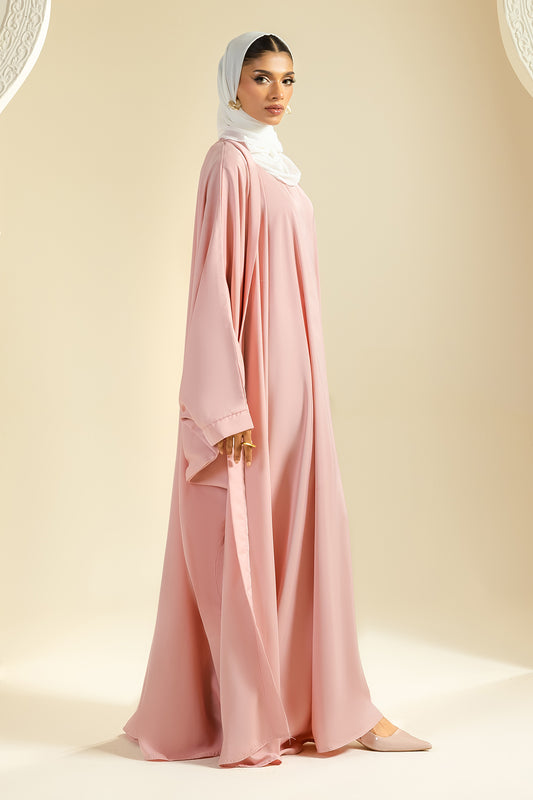 Double Upper Butterfly Abaya - 5023