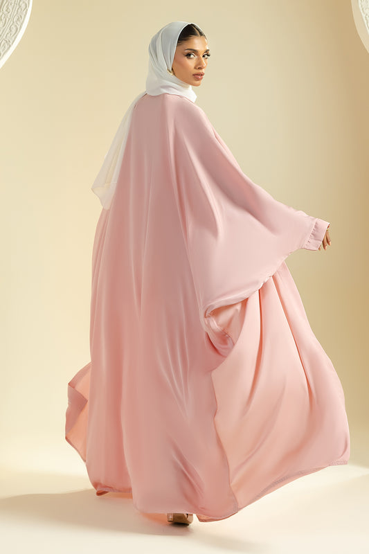 Double Upper Butterfly Abaya - 5023