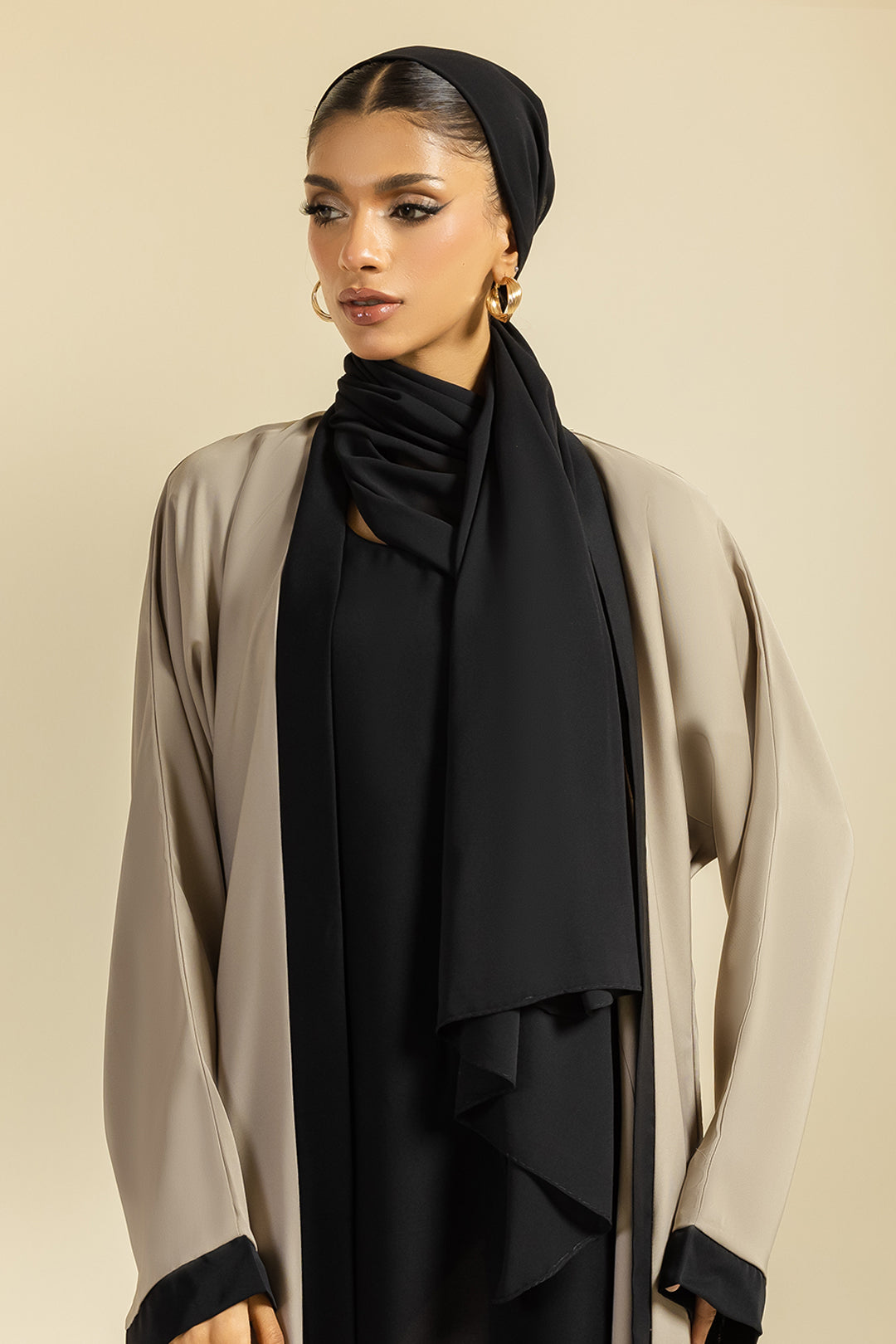 Double Upper Abaya - 5024