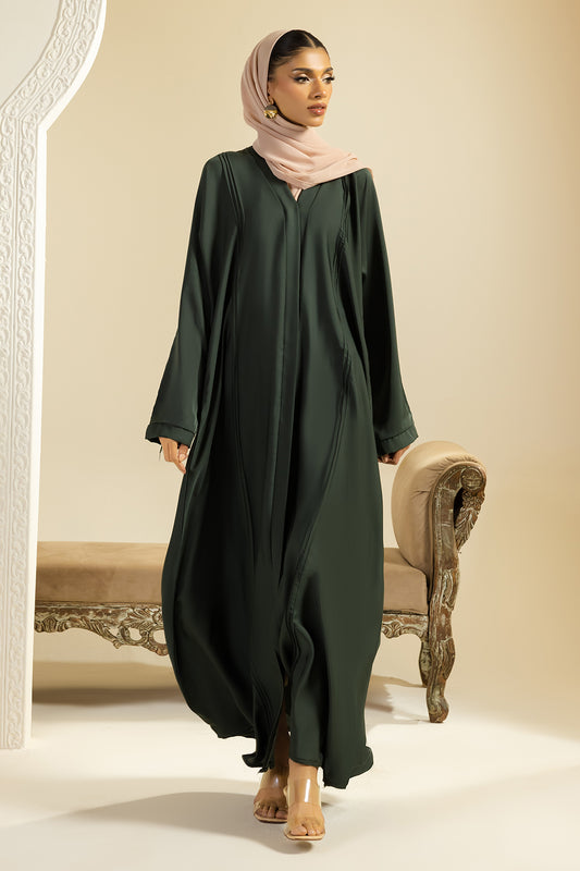 Button Thru Abaya - 5025