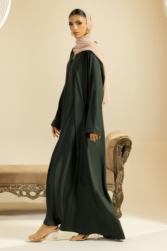 Button Thru Abaya - 5025