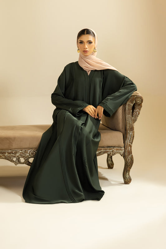 Button Thru Abaya - 5025