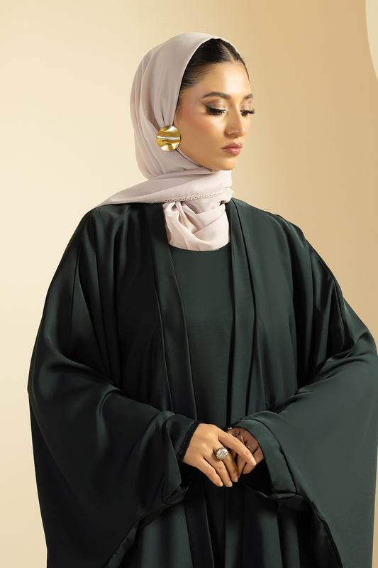 Double Upper Butterfly Abaya - 5029