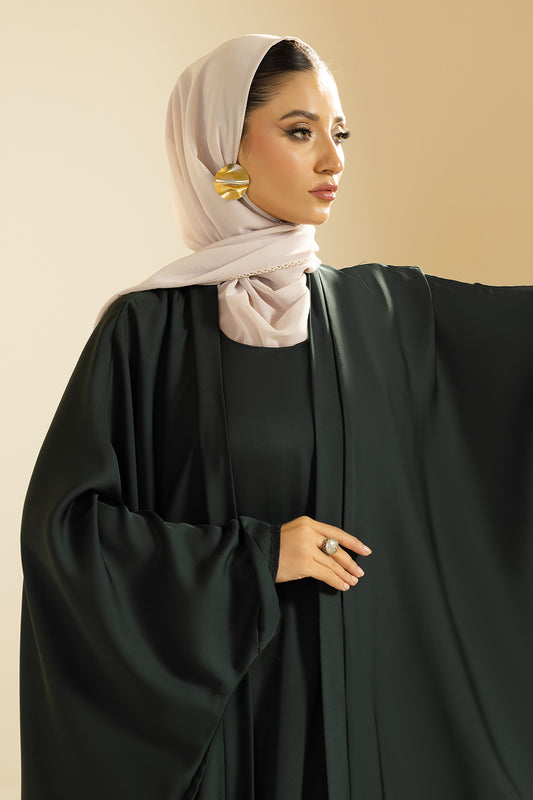 Double Upper Butterfly Abaya - 5029