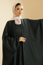 Double Upper Butterfly Abaya - 5029