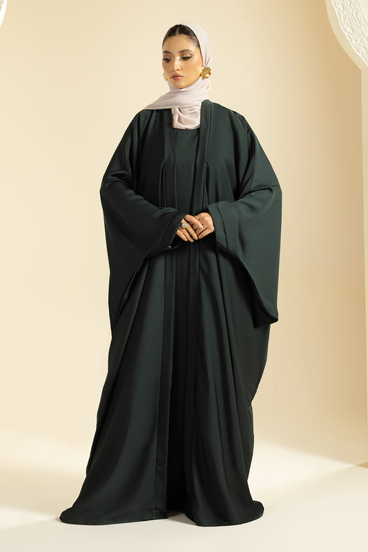 Double Upper Butterfly Abaya - 5029