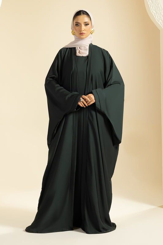 Double Upper Butterfly Abaya - 5029