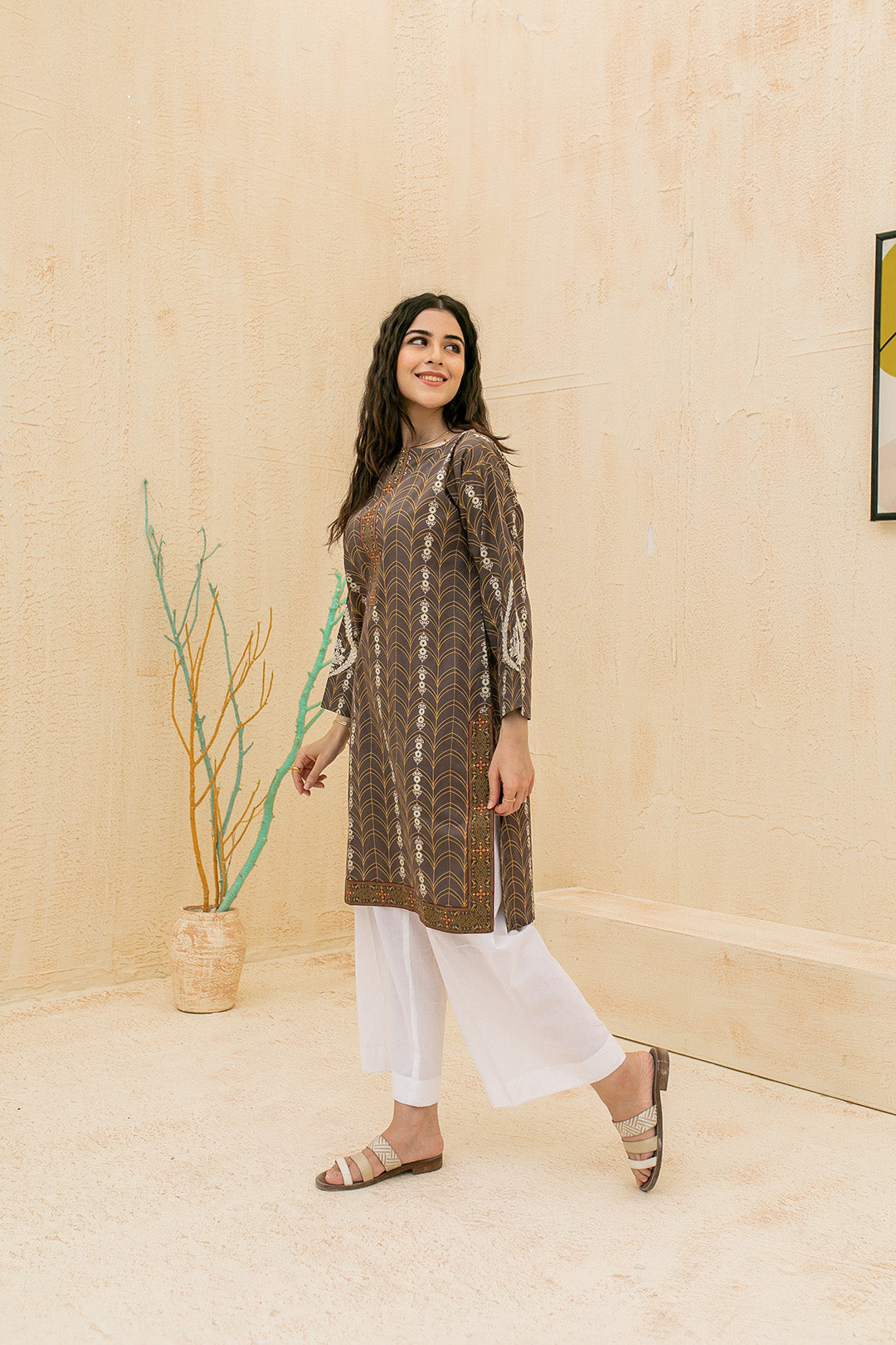 Embroidered Kurta - 0059