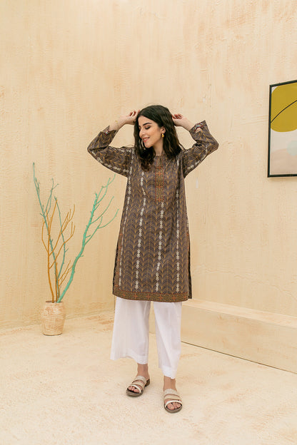 Embroidered Kurta - 0059