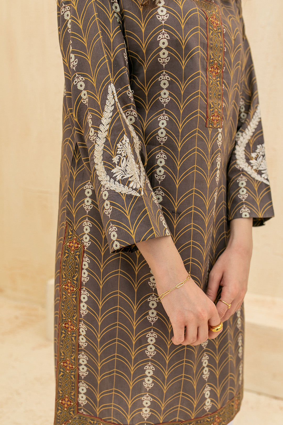 Embroidered Kurta - 0059