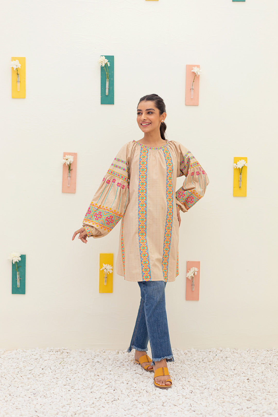 Embroidered Kurta - 0063