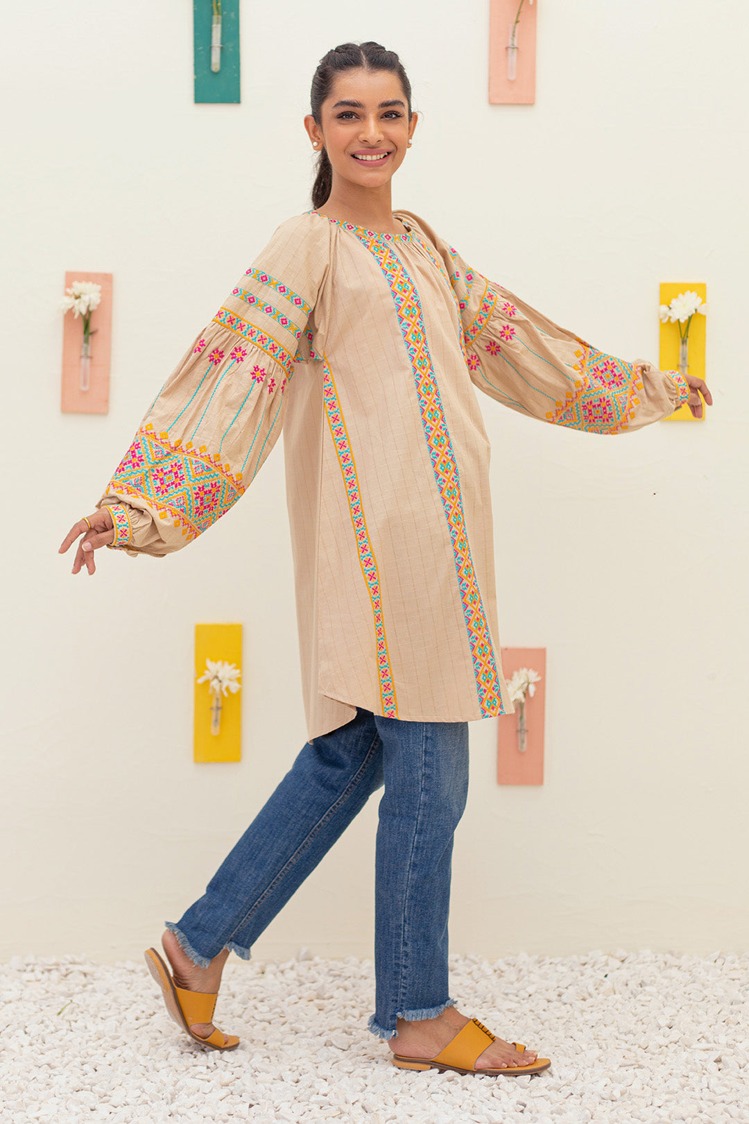 Embroidered Kurta - 0063