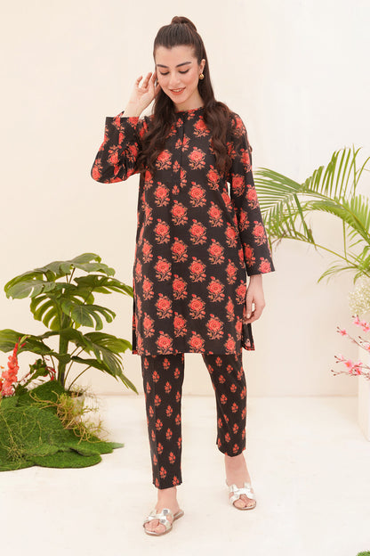 Embroidered Kurta Trouser - 0651