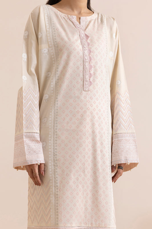 Embroidered Kurta Dupatta - 0656