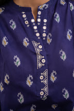 Embroidered Kurta Trouser - 1246