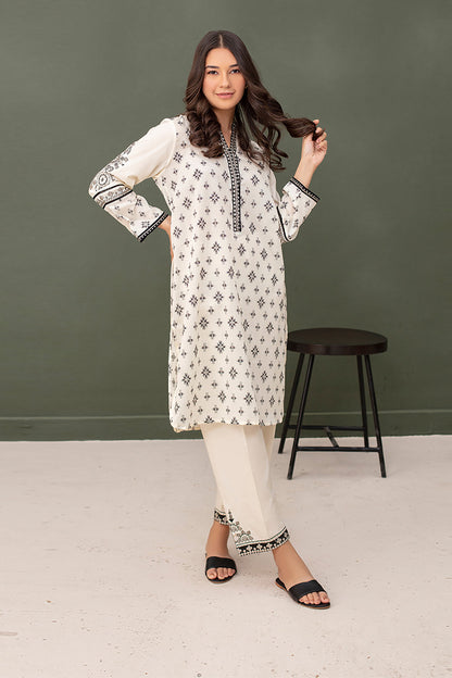 Embroidered Kurta Trouser - 1247