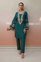 Embroidered Kurta Trouser - 1254