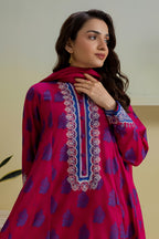 Embroidered Kurta Dupatta Trouser - 1249